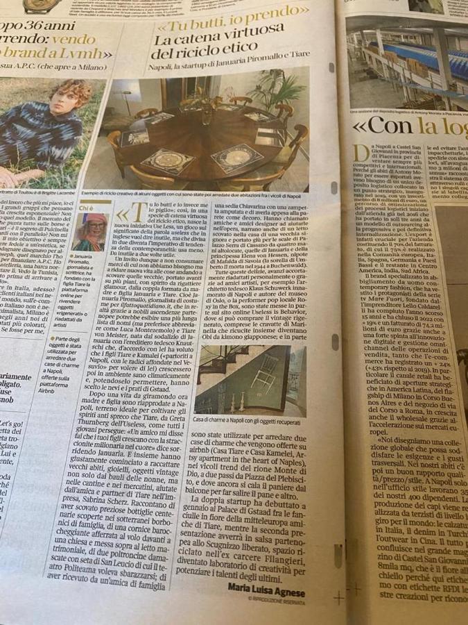나폴리 Casa Kamalei, Tra Plebiscito E Lungomare 아파트 외부 사진
